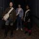 KJ, Erin and Tiffany in a tunnel
